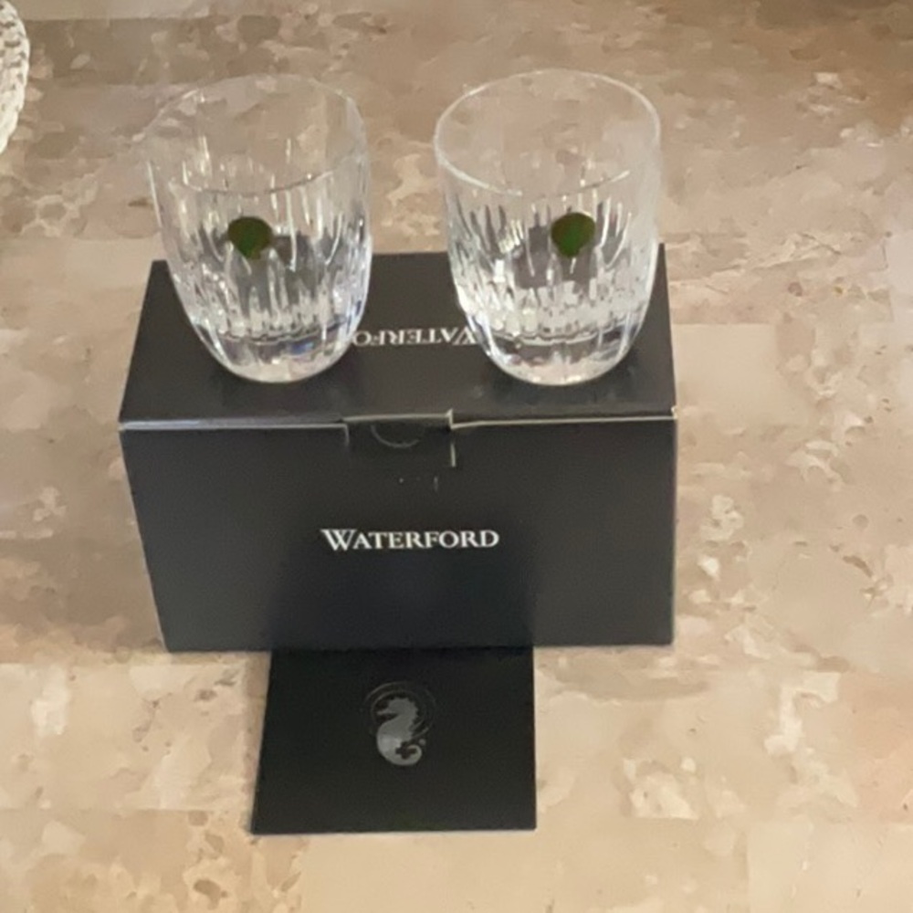 Waterford MARA Crystal Set of Two Tumblers